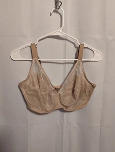 Sujetador inalámbrico Wacoal para mujer talla 38DDD beige cizalla correa ajustable 855186 - Imagen 1 de 14
