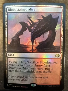 Bloodstained Mire Modern Horizons 3 Foil Card #216 MTG MH3 - Picture 1 of 1
