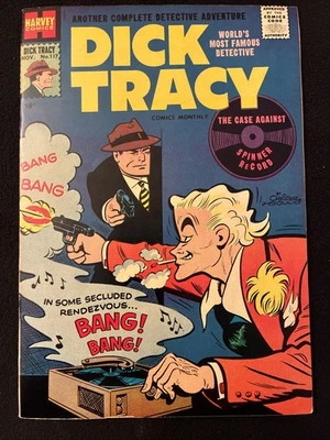 DICK TRACY 117 7.5 8.0 HARVEY 1957 HIGH GRADE NICK OUT AT BOTTOM KL - Image 1 of 4