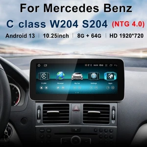 10.25" Android Touchscreen Stereo GPS CarPlay for Mercedes-Benz W204 2008-2010 - Picture 1 of 14