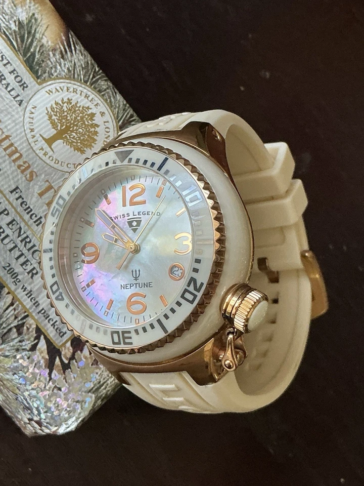 Swiss Legend Women’s Watch 45mm Quartz Cream And Rose Gold - image 1 of 4
