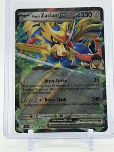 2025 Pokemon HOP'S ZACIAN EX #111/159 Journey Together Ultra Rare - Not Played - Picture 1 of 2