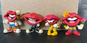 4 Big Mouth Tang Lips PVC Figurines - Imagen 1 de 2