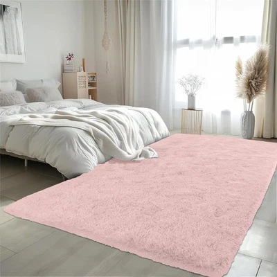 Non Slip Shaggy Area Rugs Carpets Soft Fluffy Floor Mats Carpets for Living Room - Image 1 of 4