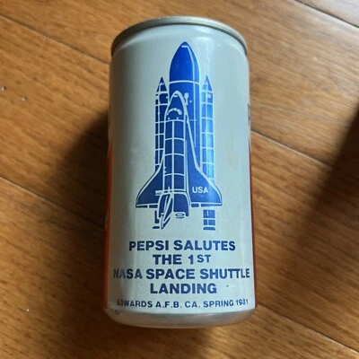 Pepsi Cola Soda Pop Can Space Shuttle Landing 1981 Catch that Pepsi Spirit - Image 1 of 4