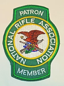 NRA PATRON MEMBER PATCH National Rifle Association Top Zustand PB - Bild 1 von 2