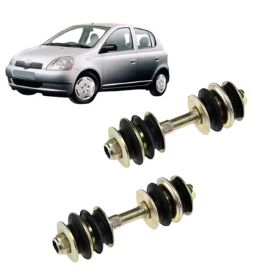 KIT BIELLETTE BARRA TORSIONE STABILIZZATRICE TOYOTA YARIS I BZ DIESEL DAL '99-> - Immagine 1 di 3