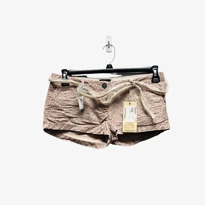 Maison Scotch Stars Print Mini Shorts With Belt Womens Size 28 NWT - Image 1 of 4