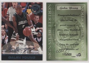 1999 Press Pass SE Auto Blue /500 Galen Young Rookie Auto RC