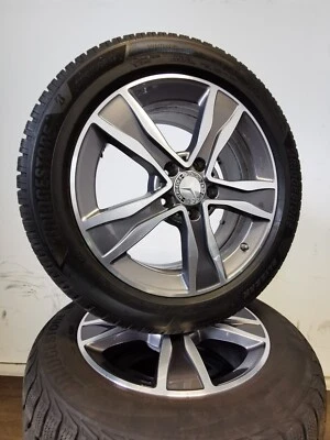 4 Winterräder 225 50 R17 Mercedes C Klasse W205 17" Alufelgen Winterreifen - Bild 1 von 4
