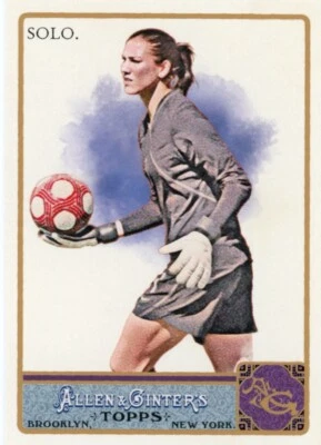 2011 Allen & Ginter Glossy #12 Hope Solo /999 Team USA NM* - Image 1 of 2