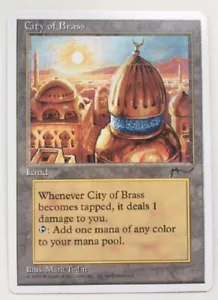 Magic the Gathering City of Brass from Chronicles Set, NM - Picture 1 of 2