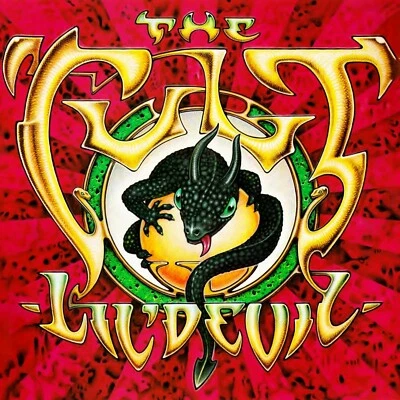 The CULT Lil' Devil BANNER 2x2 Ft Fabric Poster Tapestry Flag album cover art - Image 1 of 3