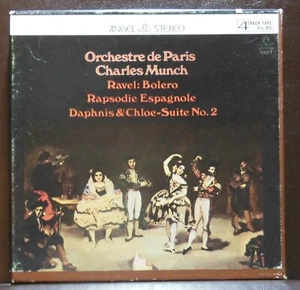 Ravel Bolero/Rapsodie Espagnole/Daphnis & Chloe 4 Trk 3 3/4 IPS Reel Leader Tape - Picture 1 of 7