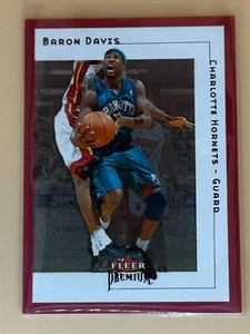 2001-02 Fleer Premium Star Rubies 13/100 Baron Davis #SR144 - Picture 1 of 3