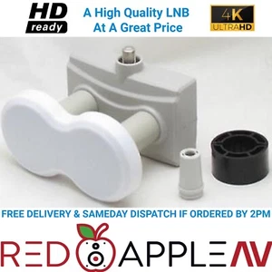 Fantastic Value For Money UHD 4K 4 Degree 0.3dB Single Monoblock LNB Astra 1 & 3 - Picture 1 of 2