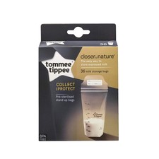 Tommee Tippee Closer to Nature Breast Milk Storage Bags - 36 Bags