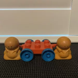 Vintage 1979 Mattel Tuff Stuff Wonder Blocks Transport Vehicle with (2) People - Picture 1 of 6