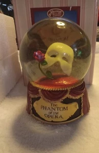 San Francisco Music Box Phantom of The Opera Mask with Rose Water Globe W/Box - Picture 1 of 7