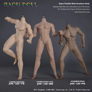 JIAOU DOLL JOK-12D 1/6 Strong Male Body Seamless Figure Model Detachable Foot - Picture 1 of 19