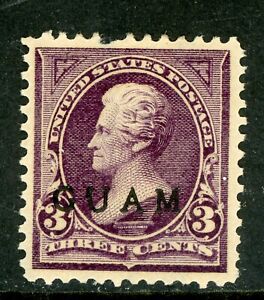 USA 1899 Guam 3¢ Jackson Scott #3 Mint W990