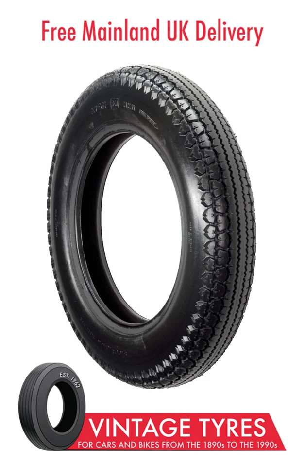 Avon 500-16 Safety Mileage MkII Motorcycle Tyre 500x16 5.00-16 Sunbeam S7 Harley - Image 1 of 1