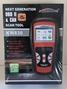 Konnwei KW830 Next Generation OBD2 & CAN Scan Tool New Sealed - Picture 1 of 6