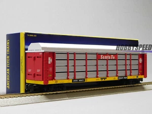 LIONEL AMERICAN FLYER SANTA FE AUTORACK #909471 S GAUGE transport 2319012 NEW - Picture 1 of 10
