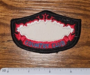 Vintage Country Club Name Badge Embroidered Patch - Picture 1 of 1