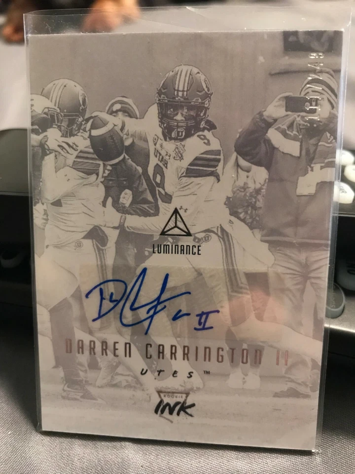 Darren Carrington II 2018 Panini Luminance Rookie Ink AUTO #111/249 UTES! LV615 - Image 1 of 1