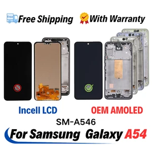 For Samsung Galaxy A54 SM-A546 OEM OLED LCD Display Touch Screen Replacement Lot - Picture 1 of 30