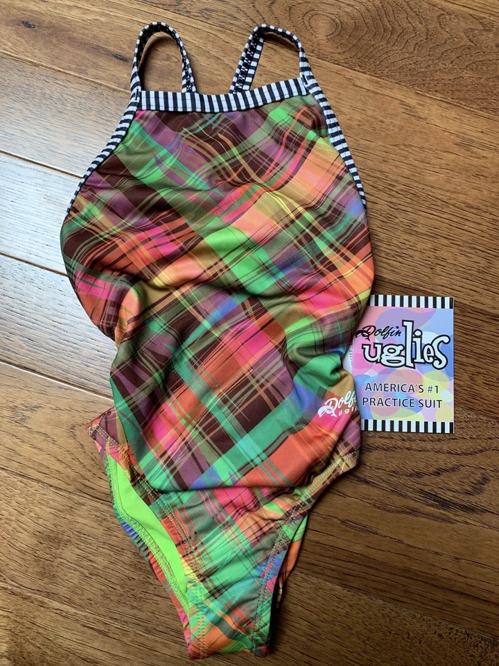 Traje de baño DOLFIN Uglies mujer DBX espalda una pieza niñas 24 NUEVO con etiquetas $84 Foto 1 de 3