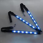 LED Horse Breastplate Collar - USB Rechargeable High Visibility blue