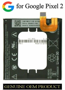BATTERIE DE REMPLACEMENT GOOGLE PIXEL 2 G011A-B 35H00272-01M 2700mAh - Photo 1 sur 1