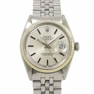 Reloj para hombre Rolex Datejust 1601 vintage serie 2 esfera plateada 90258679 - Imagen 1 de 7