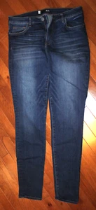Kut From The Kloth Mia High Rise Skinny Darker Wash Denim Jeans Size 14 - Picture 1 of 3
