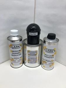 Gloss Black Quart Kit Single Stage ACRYLIC ENAMEL Car Auto Paint Kit - Picture 1 of 2