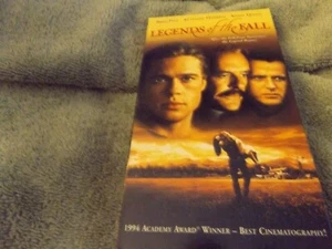 VHS Legends Of The Fall Brad Pitt Anthony Hopkins Rated R 135 Minutes Drama - Picture 1 of 2