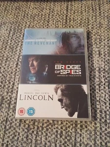 The Revenant / Lincoln / Bridge of Spies DVD Action & Adventure (2017) Tom Hanks - Picture 1 of 1
