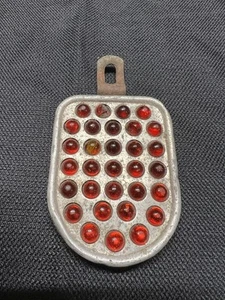 Persons 331 Vetro Rosso Riflettore Targa Topper Vintage Originale - Foto 1 di 18