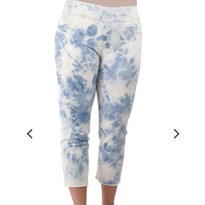 Ethyl The Amia - Ophelia Capri Denim  Blue Tie Dye Size 4 - Image 1 of 4