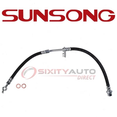 Sunsong Front Right Brake Hydraulic Hose for 2006-2013 Toyota Yaris - Hoses ce Foto 1 de 4