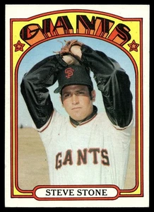 1972 Topps Steve Stone novato San Francisco Giants #327 C36 - Imagen 1 de 2