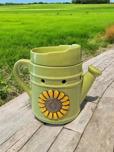 Scentsy Green Thumb Gießdosenwärmer volle Größe Sonnenblume neu im Karton mit kostenlosem Wachs - Bild 1 von 10