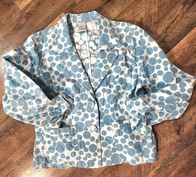 Emma James 14 Petite Blue Pok A Dot Jacket - Image 1 of 4