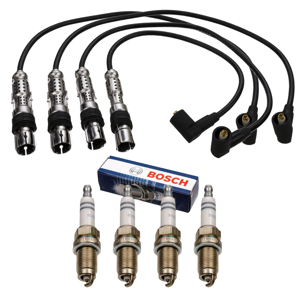 Zündkabel Satz + Zündkerzen für 1.2 TSI VW Golf 6 Plus Touran Caddy Ibiza Fabia - Bild 1 von 1