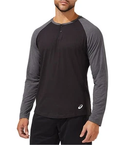 ASICS Mens Performance Henley Shirt - Picture 1 of 3