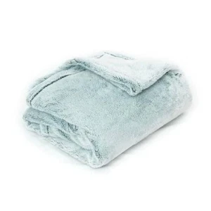Fuzzy Fluffy Double-Thick Plush Reversible Flannel Fleece Baby Pet Blanket for - Picture 1 of 7
