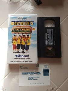VHS Heavyweights Clam Shell Walt Disney 1996 All Tapes Tested - Picture 1 of 2