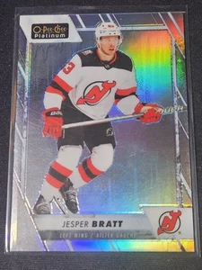 23-24 O-Pee-Chee Platinum Jesper Bratt 🚨🚨🚨 Arctic Freeze Variant #/99 - Picture 1 of 2